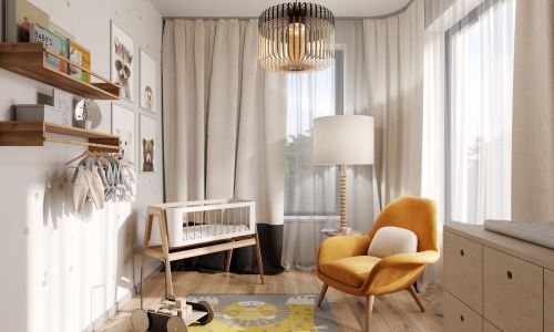 Pillar Jaunie dzīvokļi Iļģuciema mājas interjers