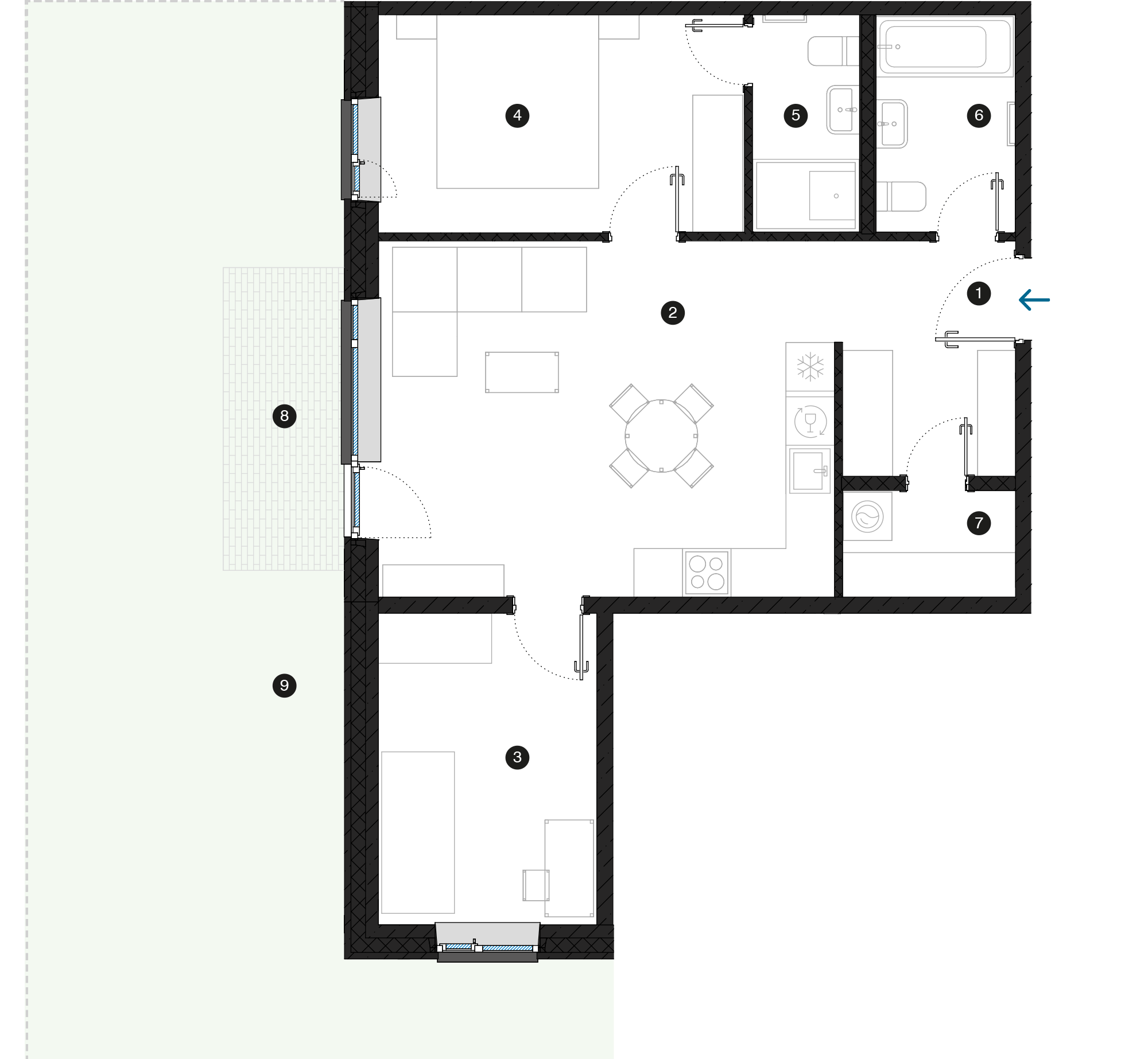 Pillar Jaunie dzīvokļi Dārzciema liepas plānojums