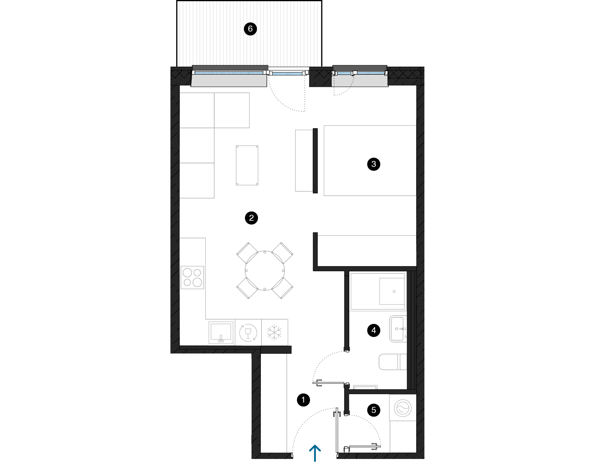 Pillar Jaunie dzīvokļi Dārzciema liepas plānojums
